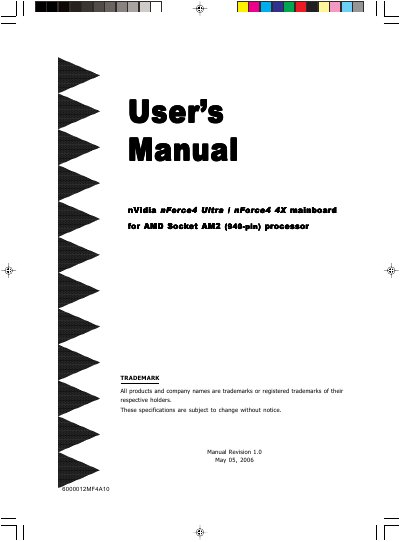 Nvidia nForce4 Ultra / nForce4 4X Motherboard User Manual