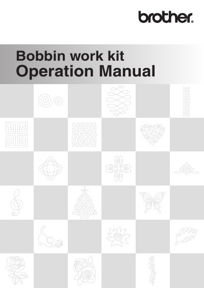 Brother Bobbin Work Kit Operation Manual - cover page