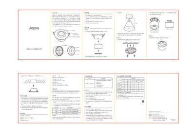 Aqara RTCGQ13LM High-Precision Human Sensor User Manual - cover page