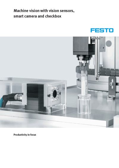 Festo Vision Sensor SBSx Product Information - cover page