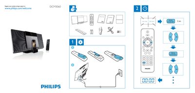 PHILIPS DCM3060 user guide ( English )(1) - cover page