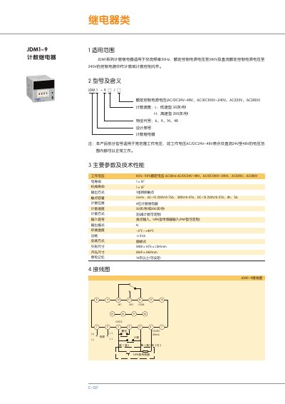 Philips JDM1-9 Count Relay Manual - cover page