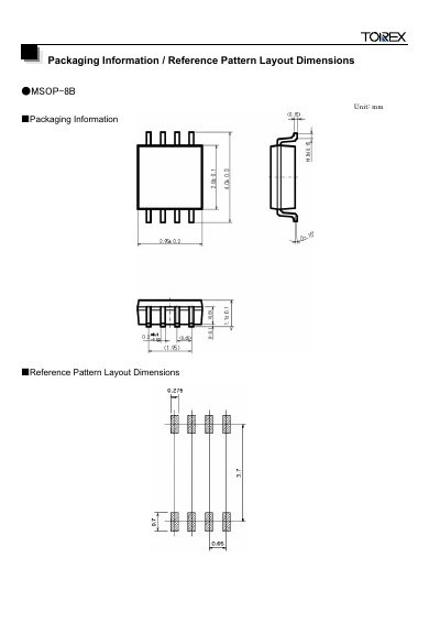TOREX MSOP-8B Manual - cover page