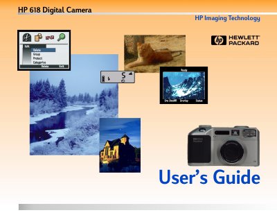 HP Photosmart 618 Digital Camera User Manual - cover page