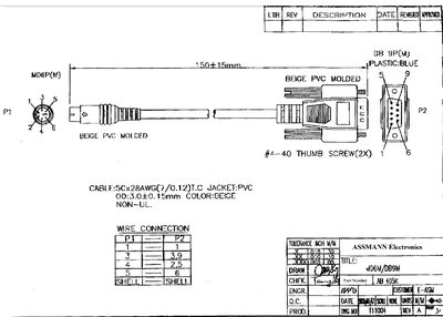 Assmann AD6M/DB9M User Manual - cover page