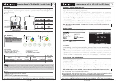 FrSky R9M 2019 Telemetry Module User Manual - cover page