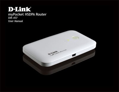 D-Link DIR-457 User Manual - cover page