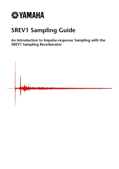 Yamaha SREV1 Sampling Guide - cover page