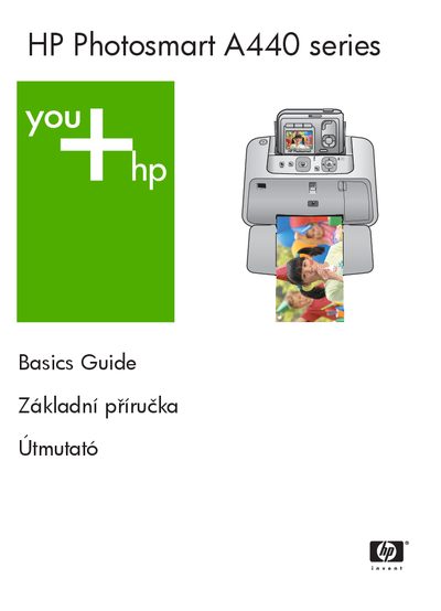 HP Photosmart A440 Series User Manual - cover page