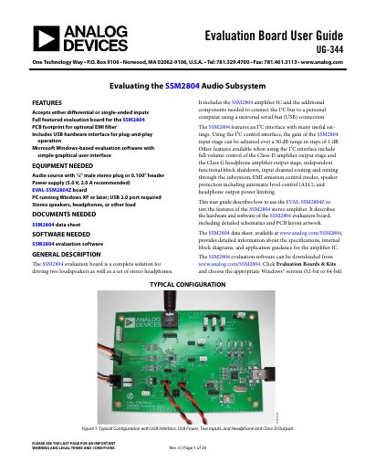 ANALOG DEVICES UG-344 handbook 