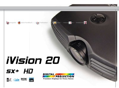iVision 20 sx+ HD Projector User Manual - cover page