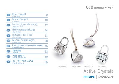 PHILIPS FM01SW80 FM01SW40 FM01SW20 FM01SW60 USB memory key User Guide(1) - cover page