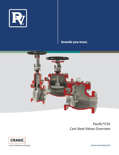 Pacific CSV Cast Steel Valves Overview - cover page