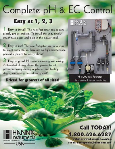 Hanna Instruments HI 5000 mini Fertigator Product Leaflet - cover page
