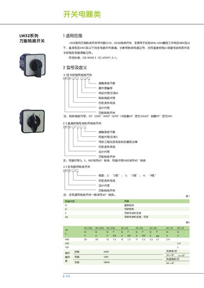 LW32 Universal Switch Manual - cover page