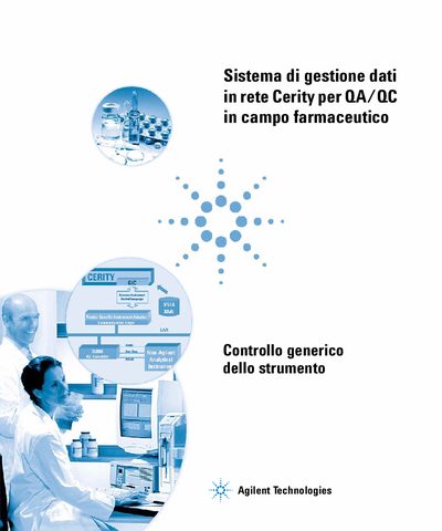 Agilent Cerity Network Data Management System Generic Instrument Control User Manual - cover page