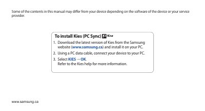 SAMSUNG GALAXY550 GT-I5500M user manual - cover page