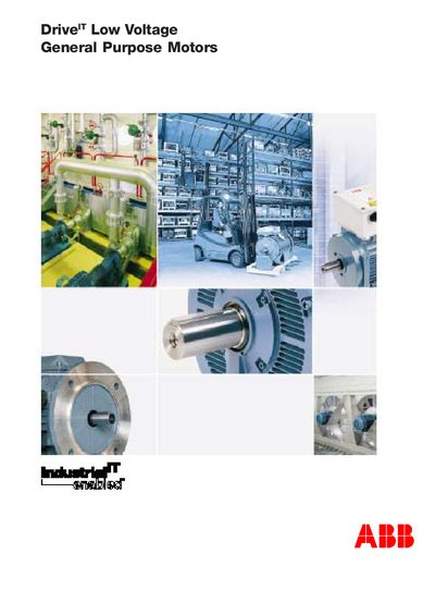 ABB General Purpose Motors Product Catalog - cover page
