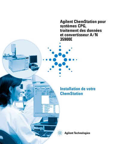 Agilent ChemStation for CPG, Data Systems, and 35900E A/D Converter Installation Guide - cover page