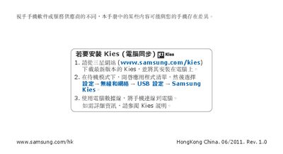 Samsung GT-I9001 Phone User Manual - cover page