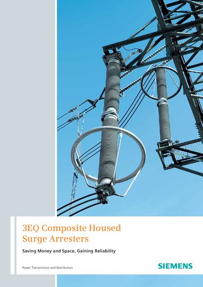 Siemens 3EQ Composite Surge Arresters Manual - cover page