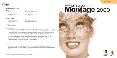ArcSoft PhotoMontage 2000 Quick Start Guide