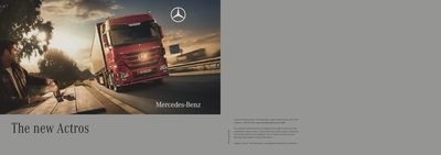 Mercedes-Benz Actros Brochure - cover page