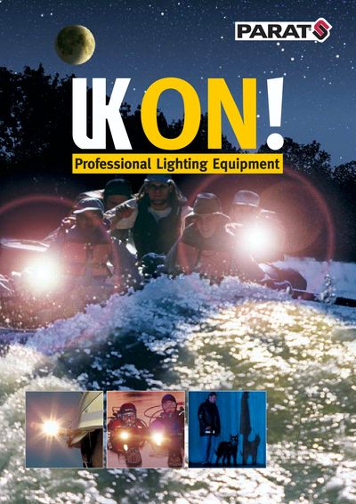 Underwater Kinetics Professional Lighting Equipment Product Leaflet - cover page