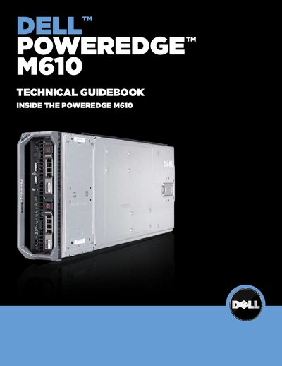 Dell PowerEdge M610 Technical Guidebook