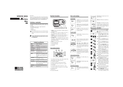 Hanna Instruments HI 96737 Ion Selective Meter User Manual - cover page