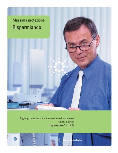 Agilent Support Services Savings Offer Brochure - cover page