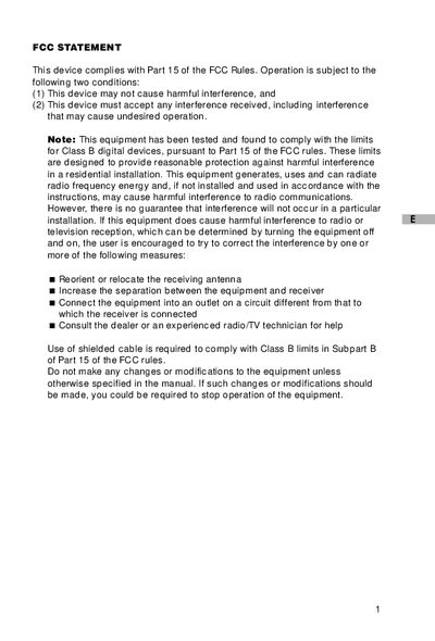 Digital Camera User Manual - cover page