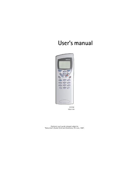 Nokia Communicator User Manual - cover page