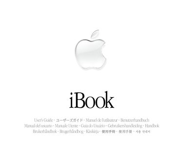 Apple iBook G3 (14-inch) User's Guide - cover page
