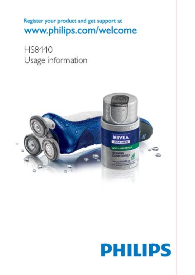 PHILIPS HS8440 Manual - cover page