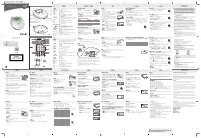 philips AX6301/01-Chi-916 Portable VCD MP3-CD Player Manual - cover page