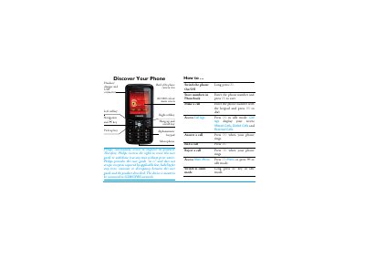 Philips Mobile Phone User Manual - cover page