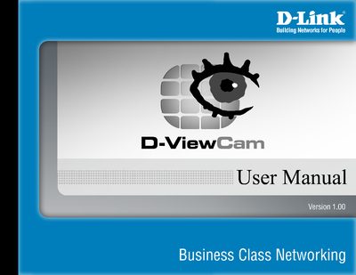 D-Link D-ViewCam User Manual - cover page