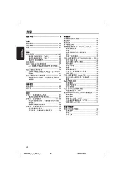 Philips DVP3026K DVD Player User Manual