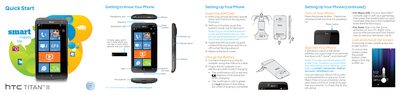 HTC TITAN II Quick Start Guide - cover page