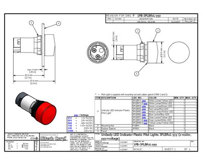 Altech 1PB-3PLBRxL-yyy Datasheet - cover page