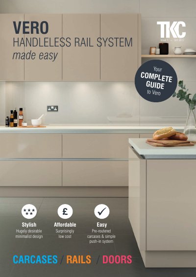 VERO Quickcab Handleless Rail System Guide - cover page