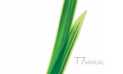 iriver T7 Player User Manual - cover page