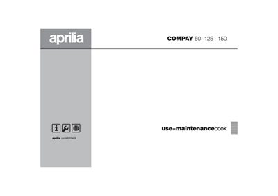aprilia Compay 50-125-150 2004 Ed.01 Espanol Manual - cover page