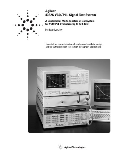 Agilent 4352S VCO/PLL Signal Test System Product Overview - cover page