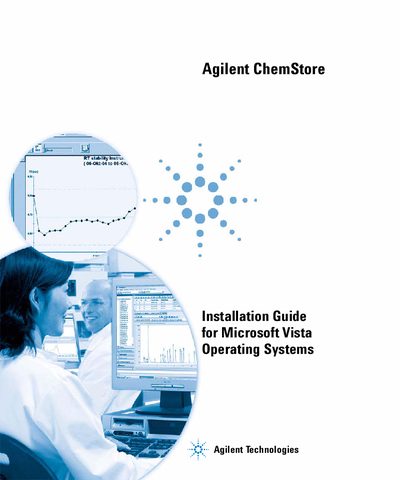 Agilent ChemStore C/S Installation Guide for Microsoft Vista - cover page