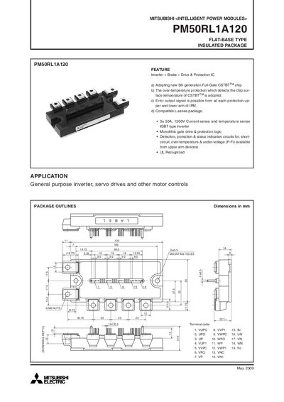 Mitsubishi PM50RL1A120 Service Manual