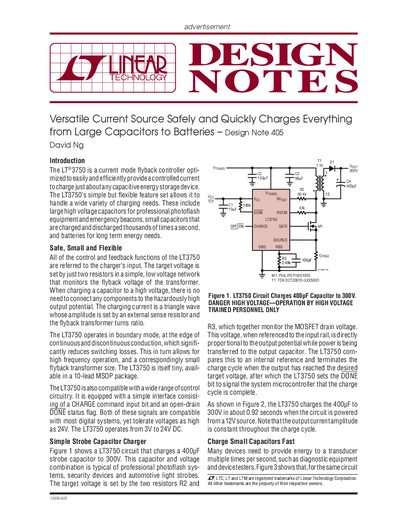 LINEAR dn405f handbook