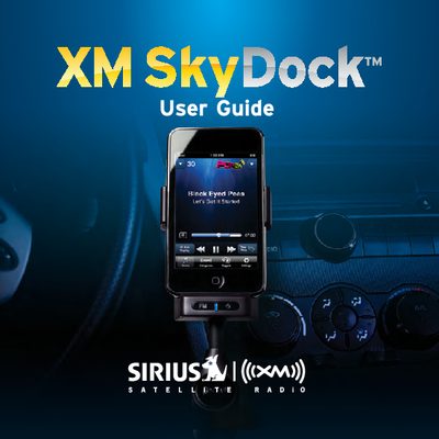 SIRIUS XM XM SkyDock User Guide - cover page