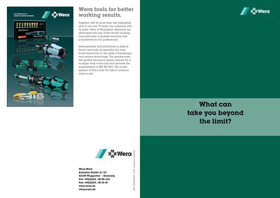 Wera Zyklop Ratchet Product Catalog - cover page